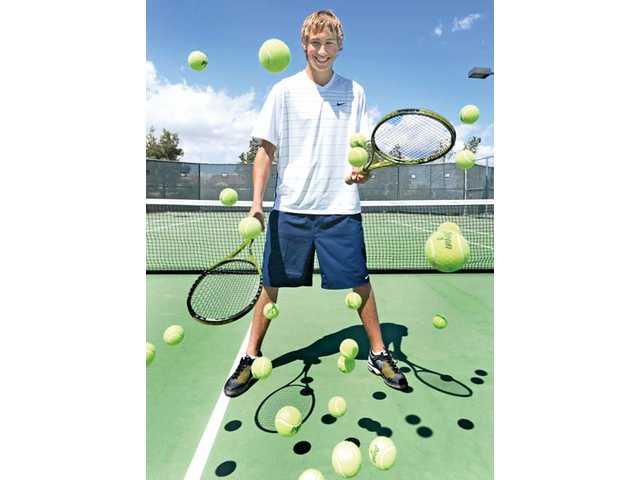 Prep tennis: A friendly match