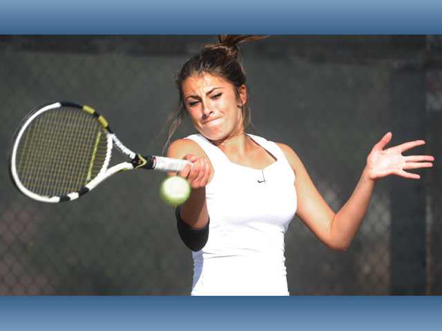 Foothill tennis: Valencia sets sights on bigger