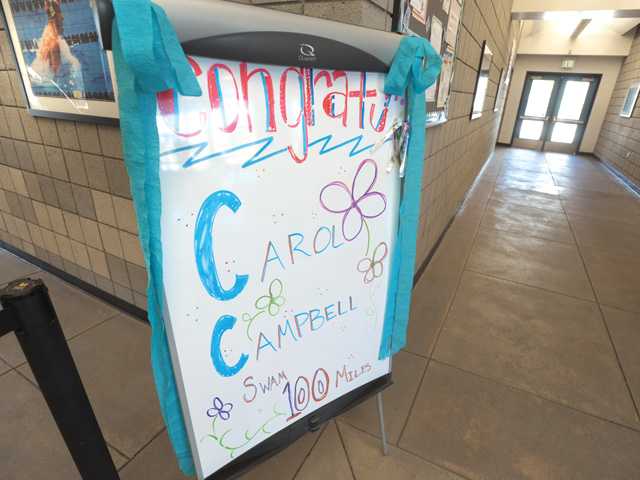 Lapping it up at the Aquatic Center