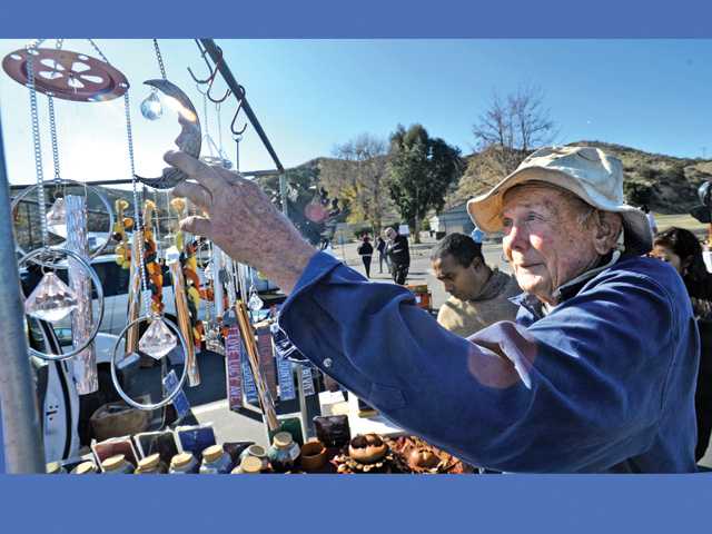 Vendors sell their wares at Santa Clarita Swap Meet
