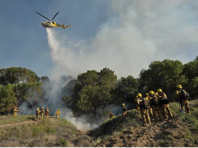 UPDATE: 1 firefighter injured, 1 home destroyed in Acton fire