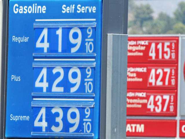 Gas prices take a dip