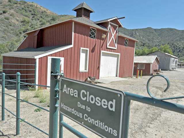 Landmark set for film, not public