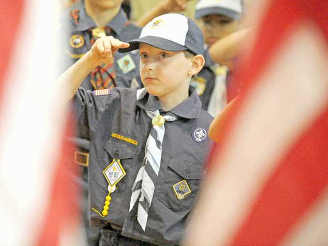 Flag Day ceremony at Santa Clarita Elks Lodge