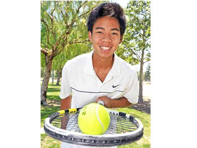 2012 All-SCV Boys Tennis Singles Player of the Year J.R. Macalutas: Textbook Viking