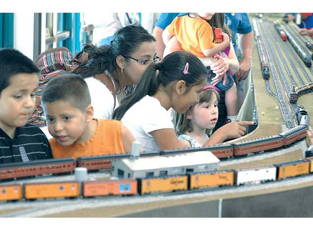 Tiny trains travel through time