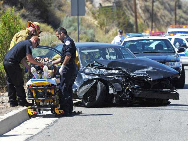 UPDATE: At least one injured in Sierra Highway collision today