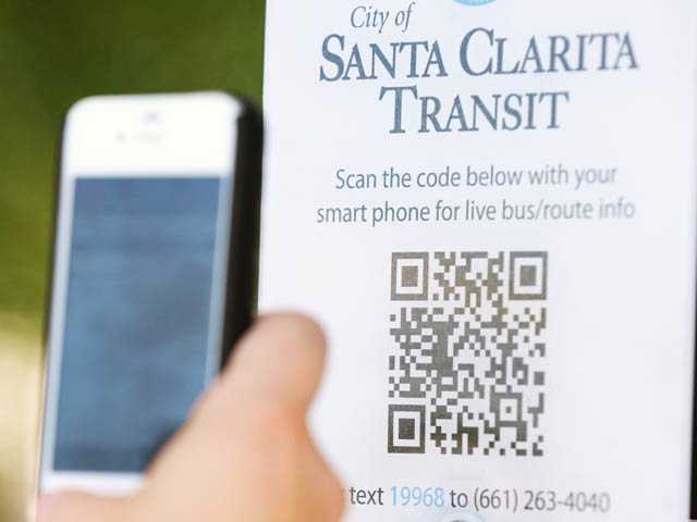 Codes reveal live bus locations