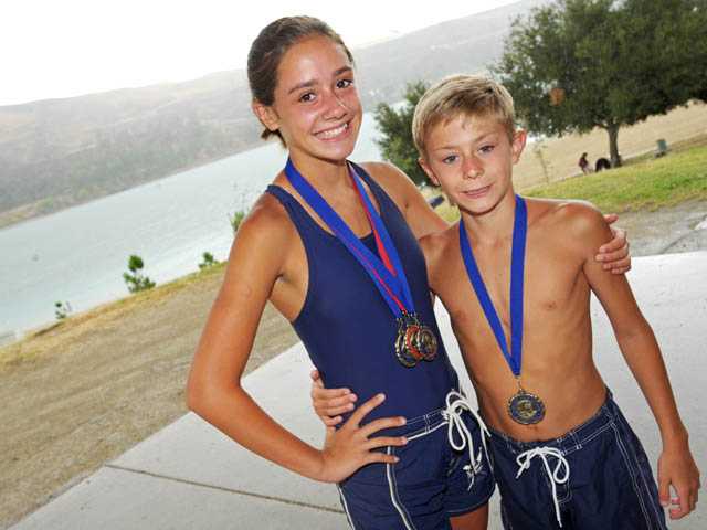 Kids swim to cope with grief