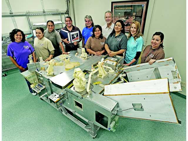 Local company played a role in Mars landing  