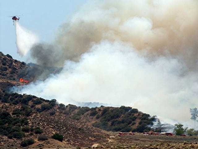 UPDATE: Fire burning in Gorman