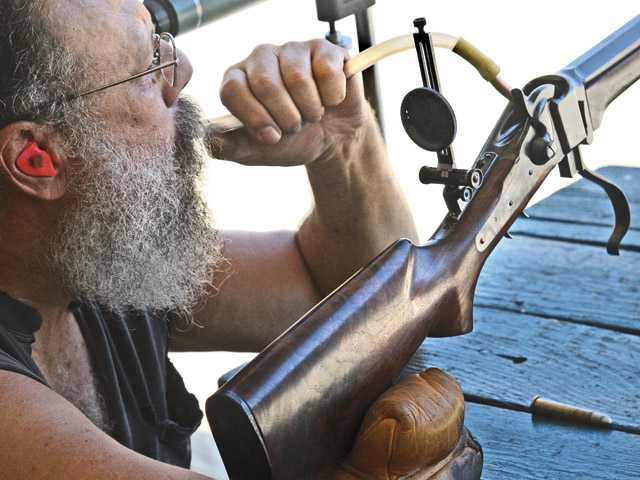 Group meets to shoot historical firearms on Piru Range