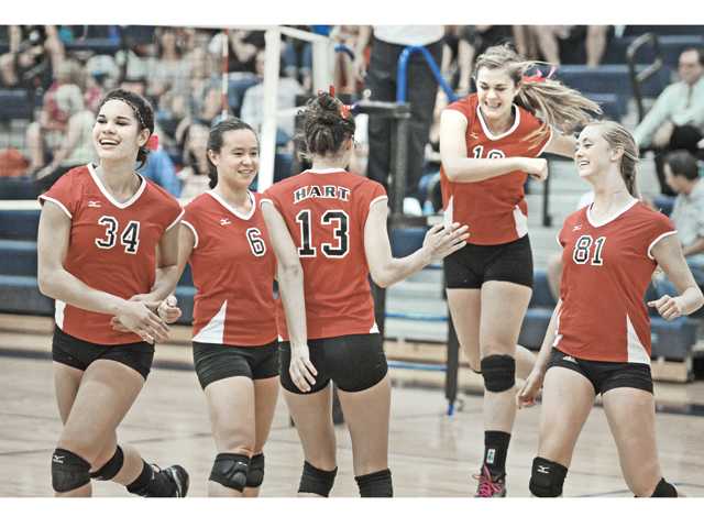 Prep volleyball:  Hart repeats performance