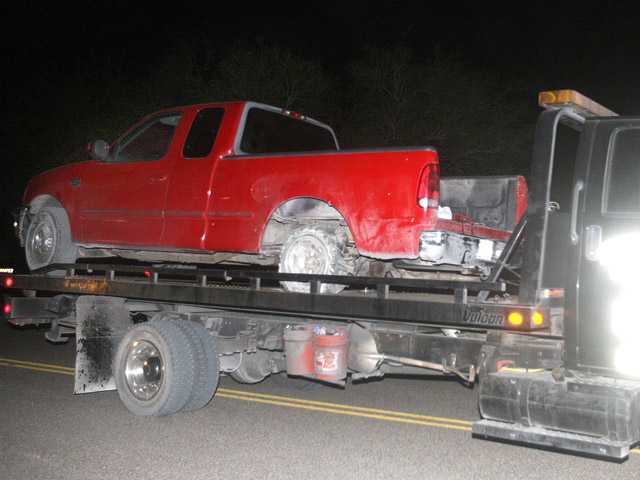 Trooper fired from chopper to stop truck, kills 2 