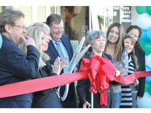 Downtown Newhall façades complete