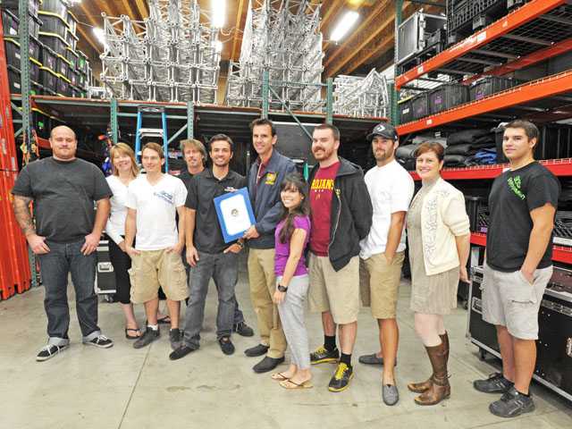 Smyth honors local company with award