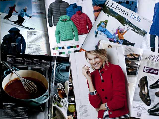 Fewer holiday catalogs but still plenty in mail