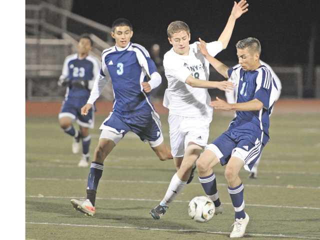 Prep soccer: Caught at the end