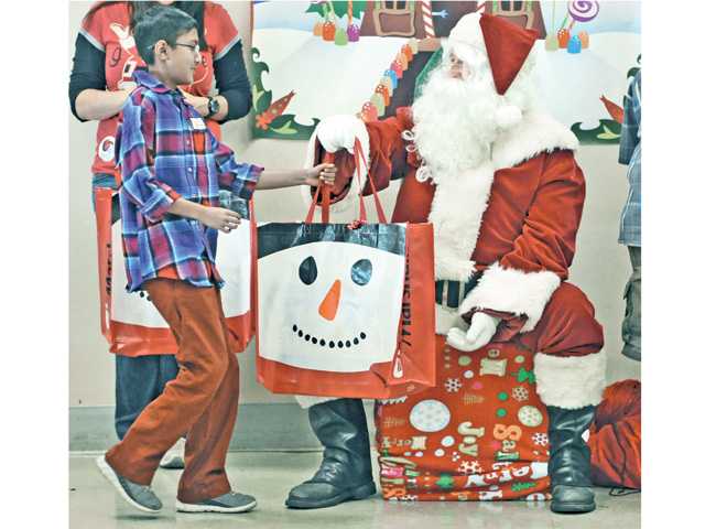 After-school Santa stop