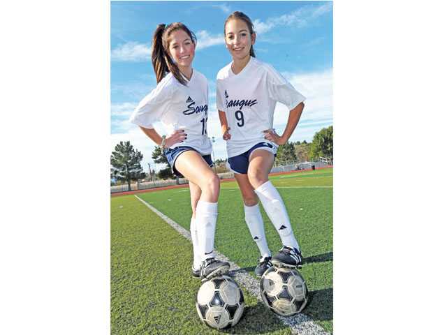 2013 Foothill League girls soccer preview: Saugus' Brenna Savoie and Alanna Shaw, Shifting places