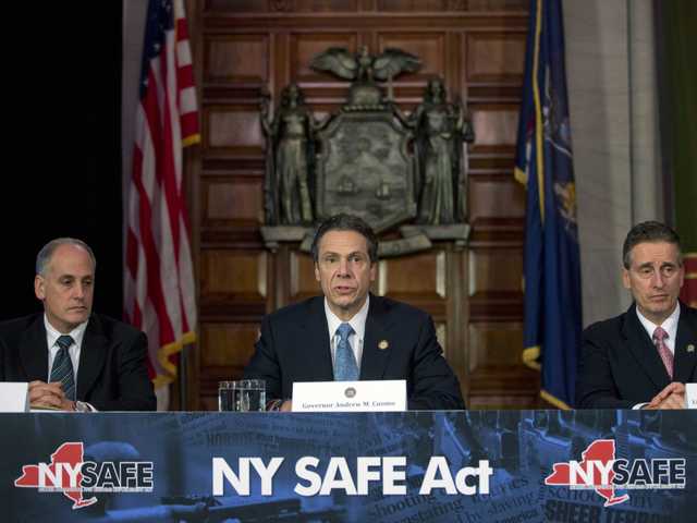 NY poised to be 1st to pass post-massacre gun bill 