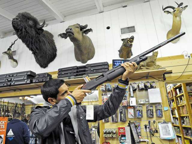 Gun sales shoot up