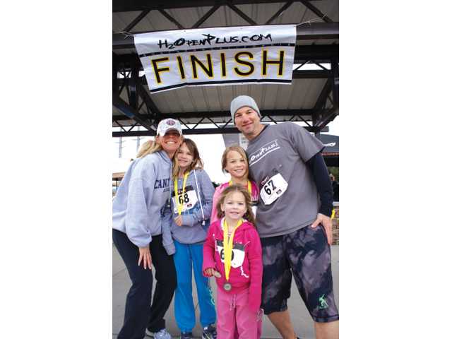 Finish line sees young, old