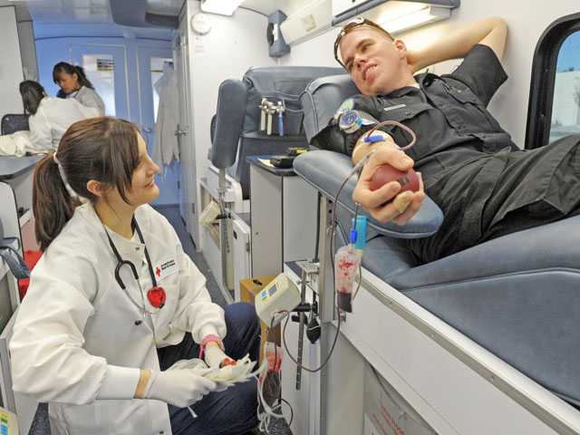 Agencies engage in ‘Battle of Badges’ blood drive