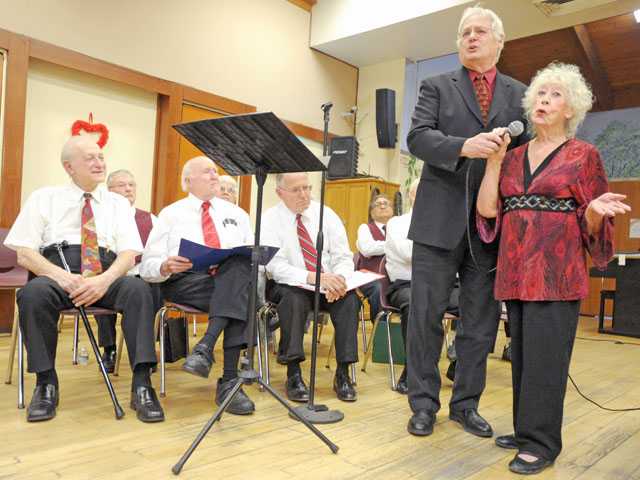 Sweethearts at the Senior Center