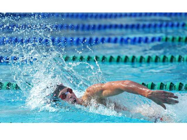 Hart swim storms out of gate, Valencia sweeps Golden Valley