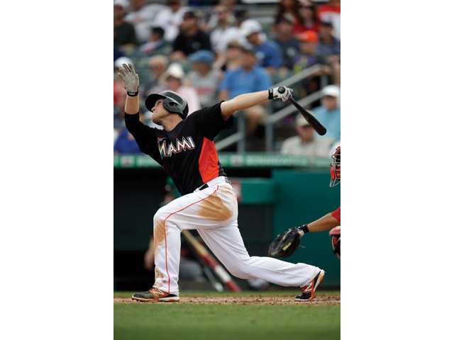 Hart grad Chris Valaika earns Marlins roster spot