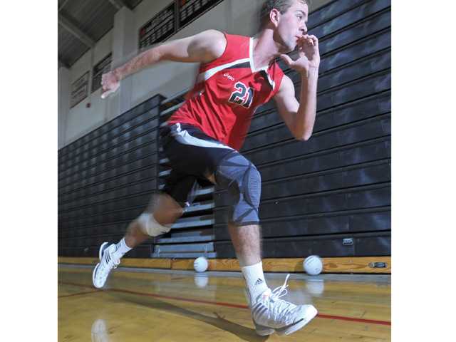 Hart boys volleyball's Tanner Tengberg, Breaking through