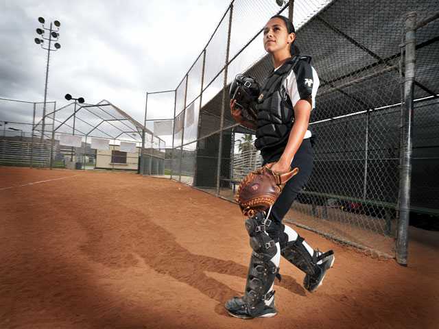 Canyon softball's Julianna Carlos finally gets her chance