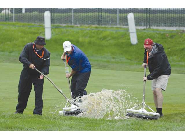 Long, sloppy day for Max Homa and U.S. Open field