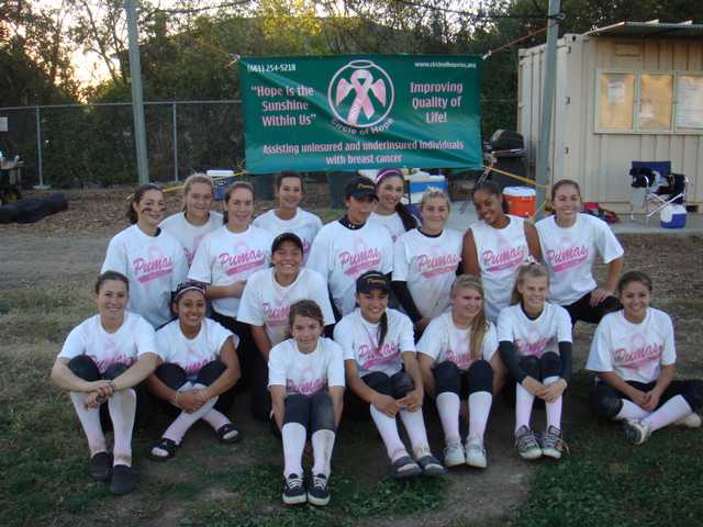 Puma softball team benefits Circle of Hope