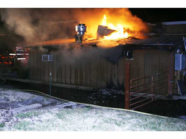Company Store damaged by fire
