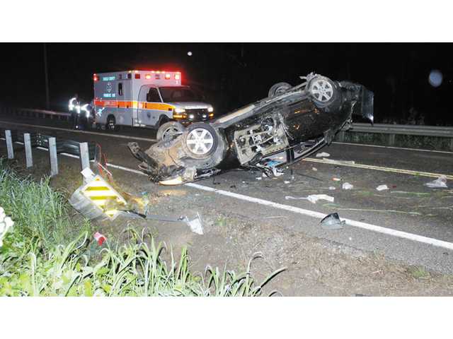 Two airlifted in rollover Two airlifted in rollover