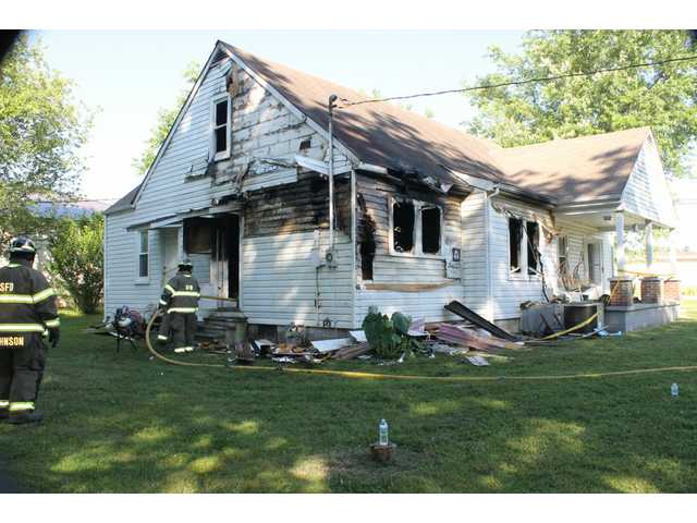 Fire damages home Fire damages home