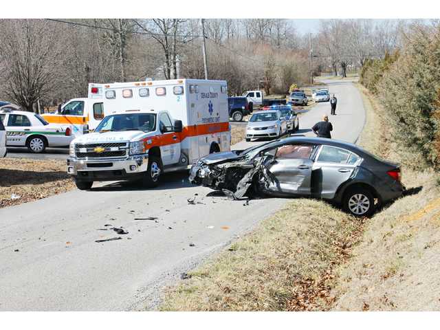 One airlifted after collision One airlifted after collision
