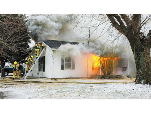 Fire consumes home Fire consumes home