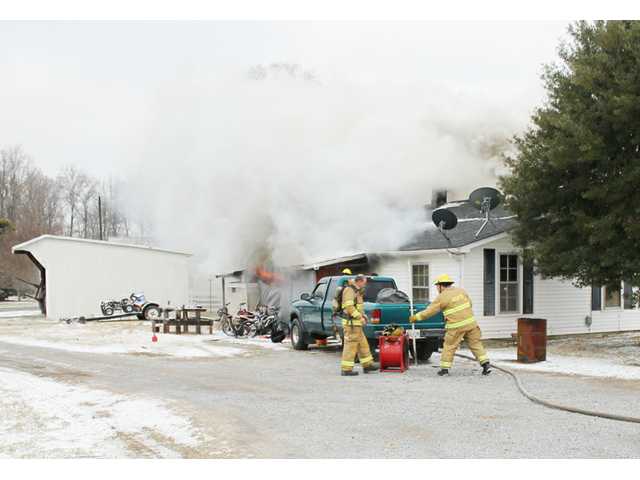Fire consumes home Fire consumes home
