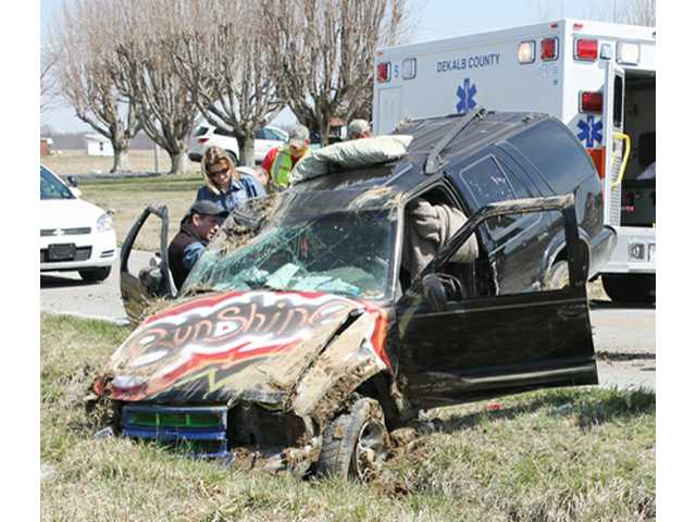 Man airlifted after rollover Man airlifted after rollover