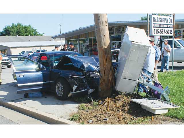 Man cited after two crashes Man cited after two crashes