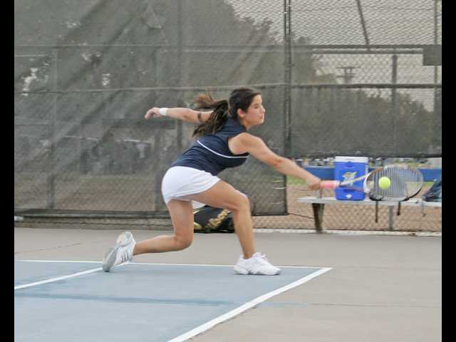 Turlock tennis overwhelms first-round opponent