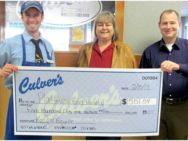 Culver’s raises $550 in Mustache for Cash Culver’s raises $550 in Mustache for Cash