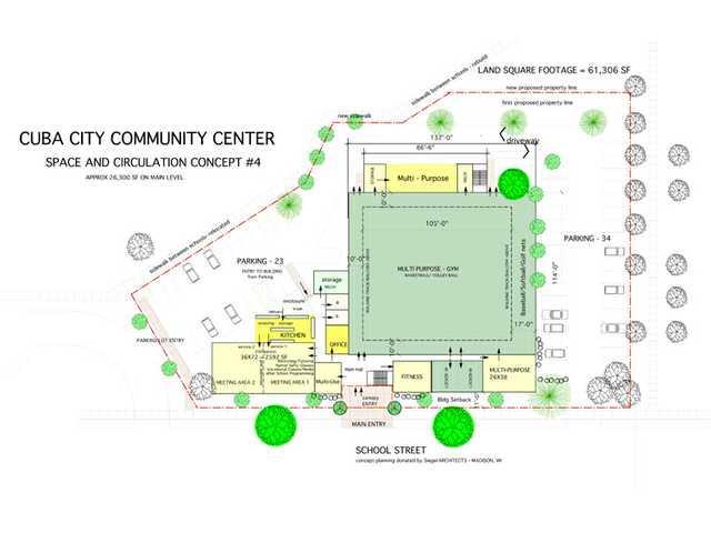 Community center proposed to replace the 'Pit' Community center proposed to replace the 'Pit'
