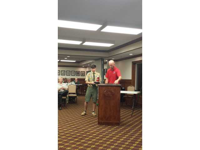 Eagle scout candidate looks out for Winder firemen Eagle scout candidate looks out for Winder firemen