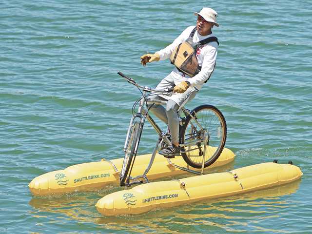 pontoon bicycle