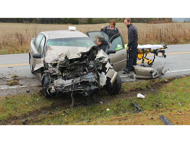 One injured in crash One injured in crash