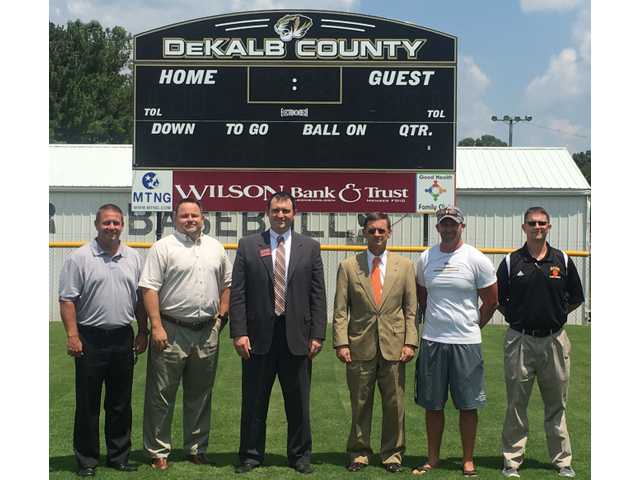 Tigers get new football scoreboard Tigers get new football scoreboard